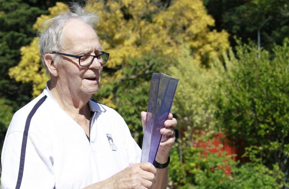 Graham Taylor has retired from running his own weather station. PHOTO: SUSAN SANDYS
