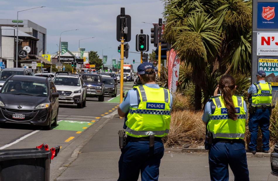 The traffic stop on Lincoln Rd resulted in 23 drivers being issued with infringement notices....