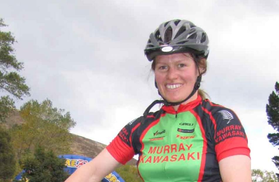 The first woman to cross the finish line at Chard Farm was Ruth Lee from Moa Flat.