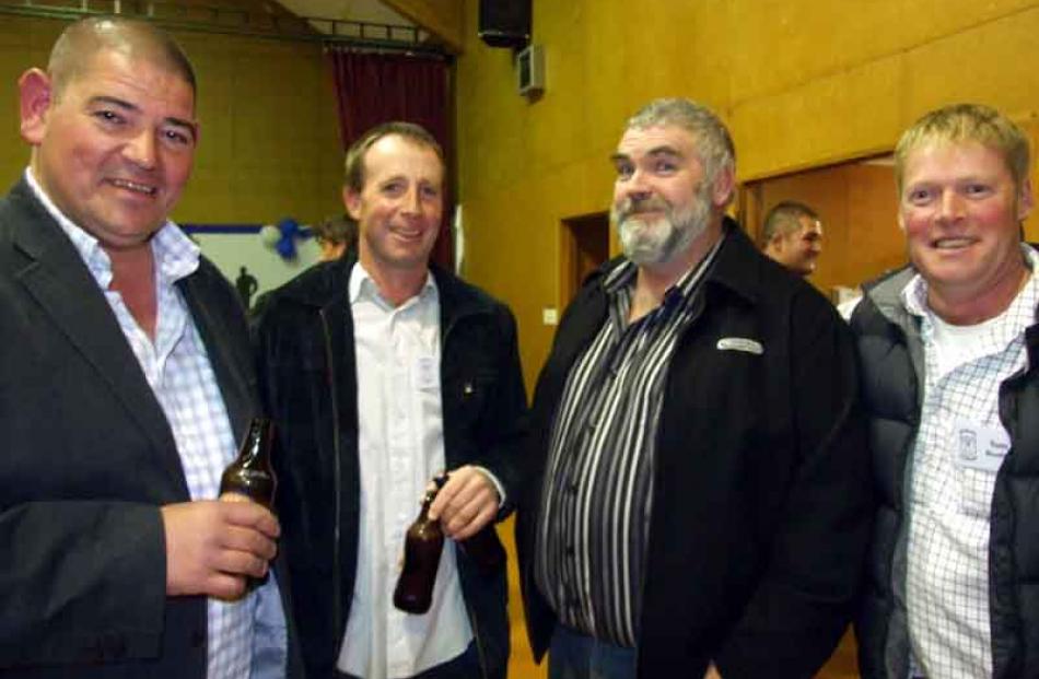 Bruce Robertson, Min Bain, Mike Cody and Tom Beattie.