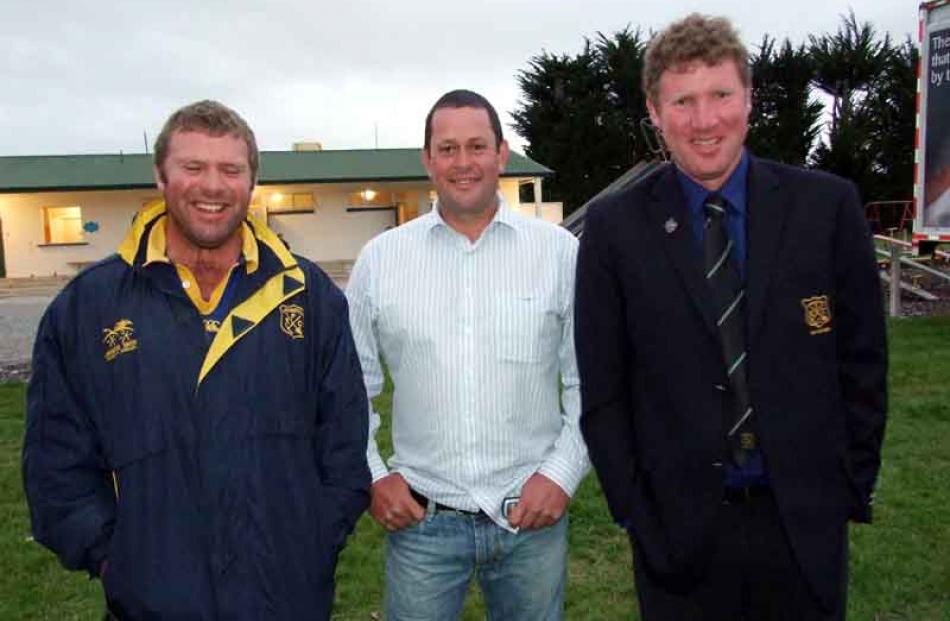 Stuart Cotton, Tony Pryde and Roger Cotton.