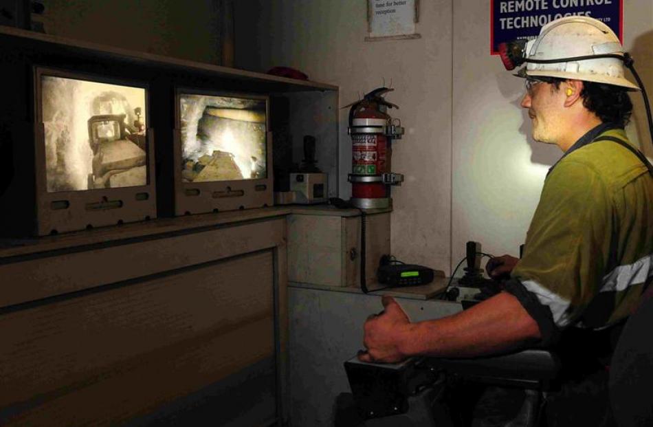 Tele remote operator Peter Fuller.