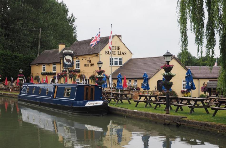 Pubs are, as much as the locks, way-points along canal routes.