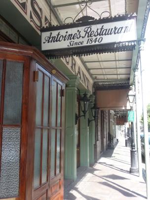 Antoine’s Restaurant on St Louis St, New Orleans, stands as the setting for Frances Parkinson...