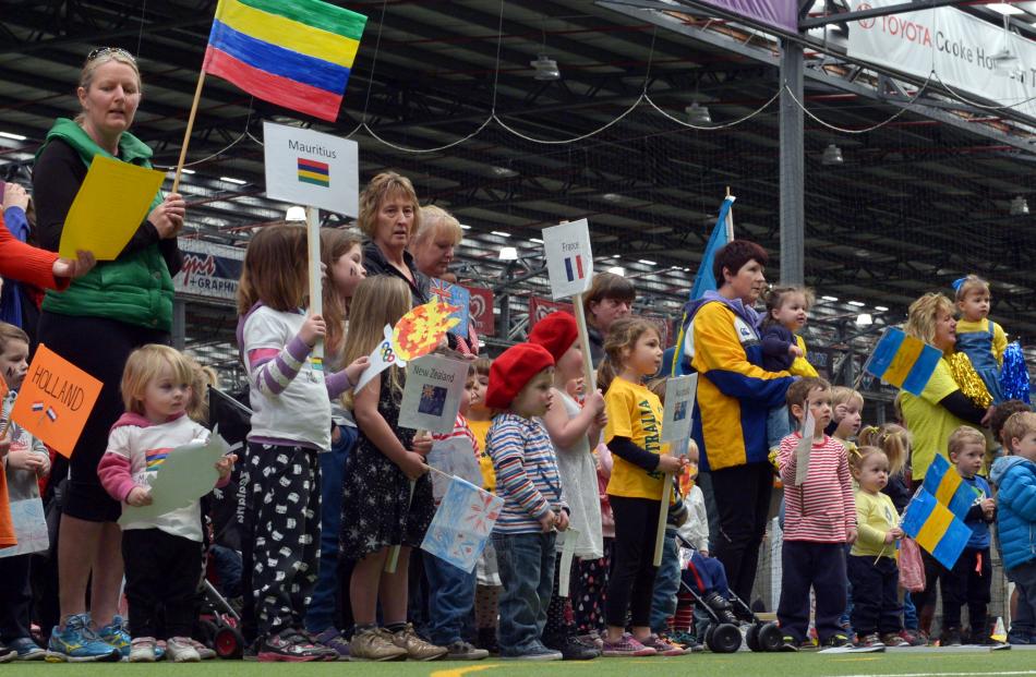 Pioneers early childhood organisation pupils and teachers representing a range of countries at...