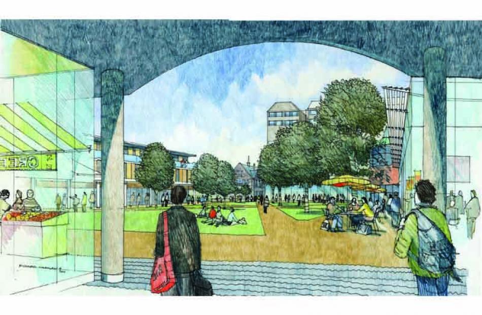 Future view of the Union lawn.