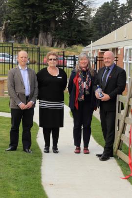 Paul Renwick, General Manager for Heritage Lifecare Group; Rosemary Thomson, Manager, Clutha...