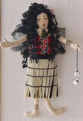 A Pasifika doll was a gift  from its maker, Lana Oranje.

