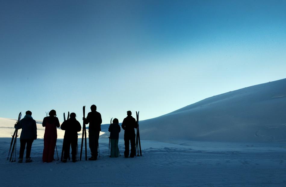 A new day after a night at Meadow Hut during the height of the season. PHOTO: STEPHEN JAQUIERY
