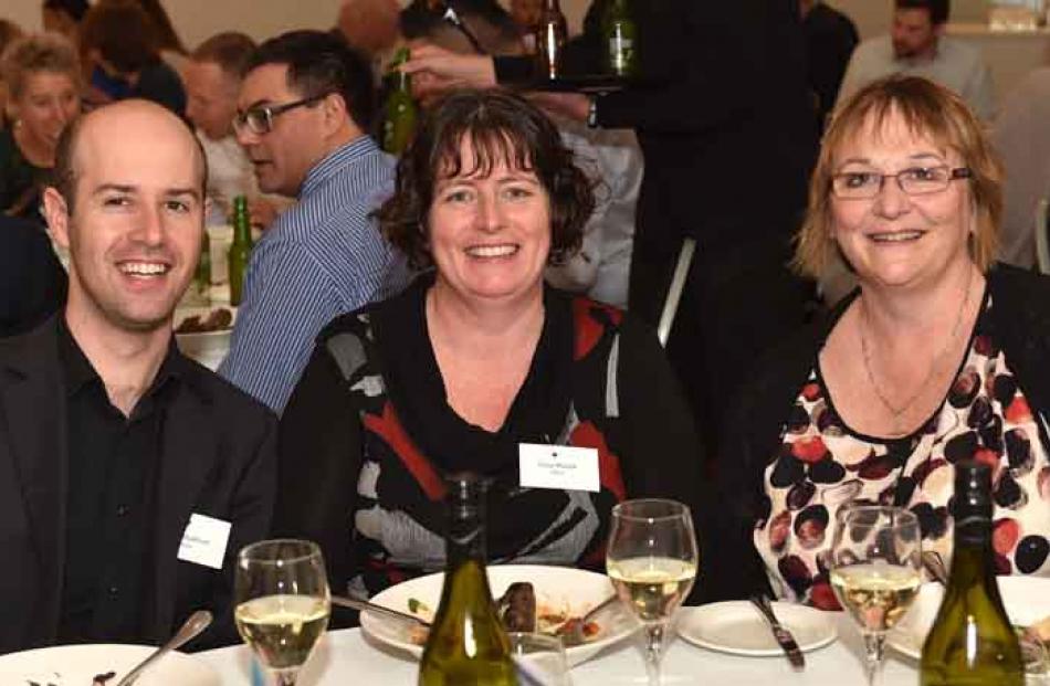 (from left) Cory Mudford, Suzy Moore and Gaye Wright all of Dunedin.