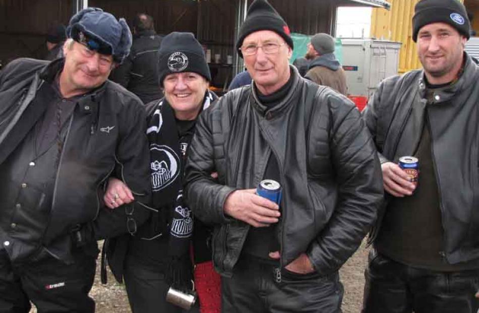 Colin Duncan (Westport), Peggy O'Neal (Auckland), Jim Laughton (Greymouth) and Dylan Laughton ...