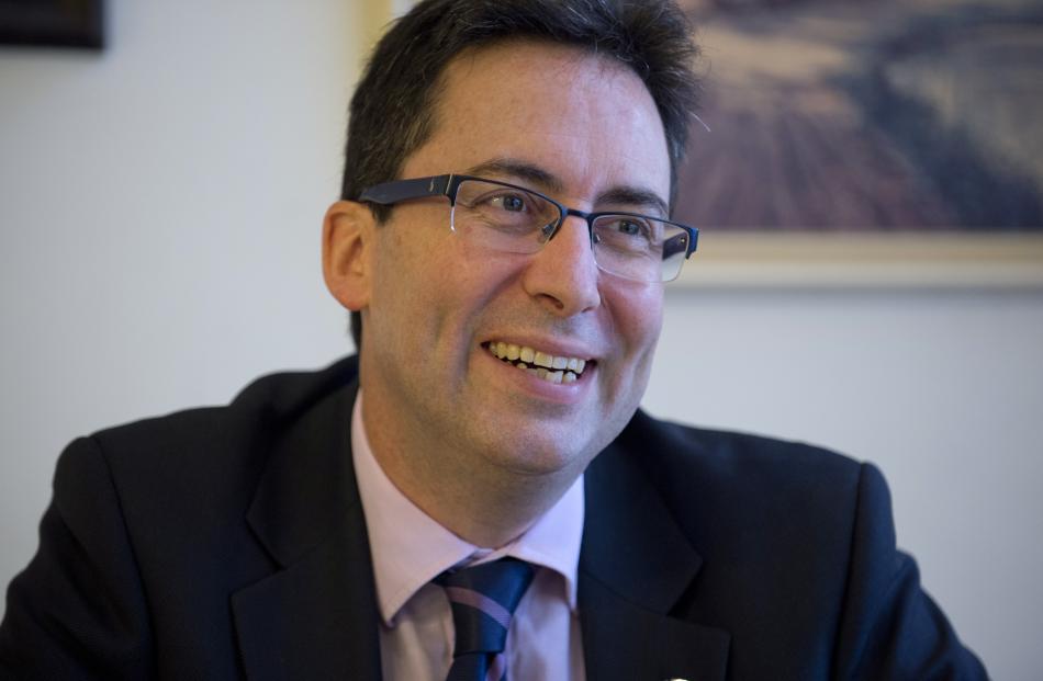 British High Commissioner Jonathan Sinclair in Dunedin yesterday. Photo by Gerard O'Brien.
