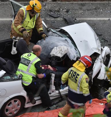 six injured in st leonards accident otago daily times online news