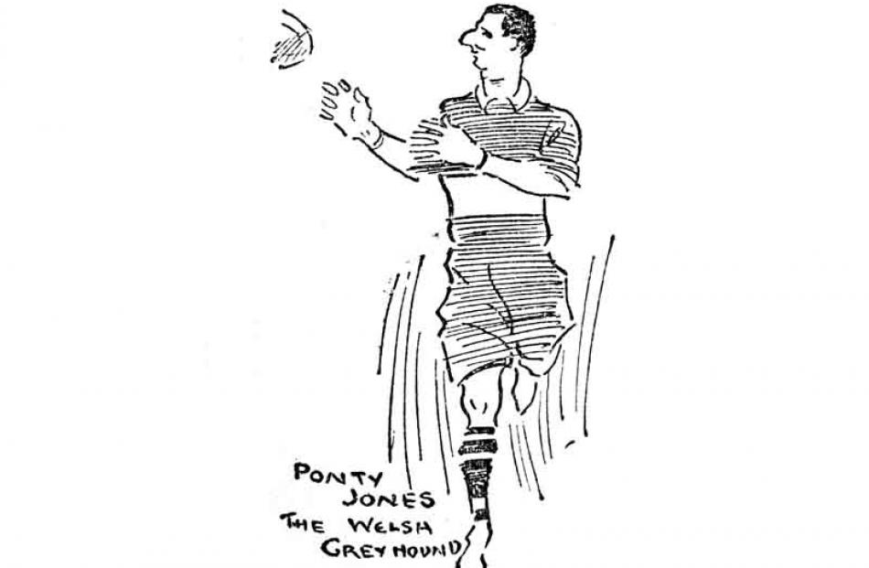 Sketches by an unknown ODT artist that appeared in the paper following the game. Image from ODT...