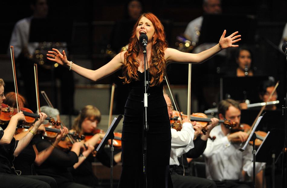Molly Devine performs in the ‘‘Tally Ho!’’ concert with the Southern Sinfonia last year. Photo: ODT.