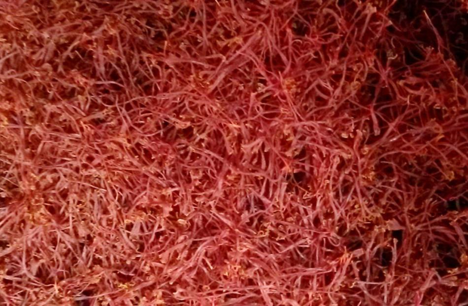 Saffron threads.