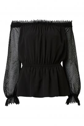 Witchery Open shoulder lace blouse, $149.90