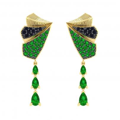 Earrings designed by Alice Herald.