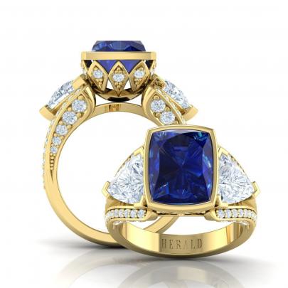 Rings designed by Alice Herald.