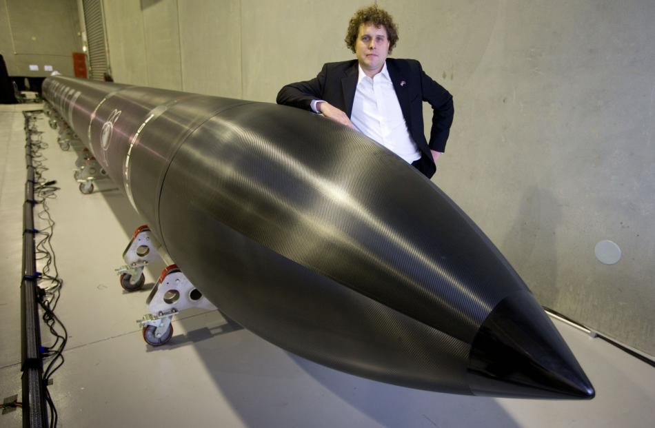 Rocket Lab founder Peter Beck and the Electron, the world's first carbon-composite launch vehicle...