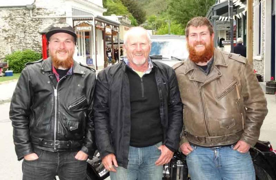  Regan Lyons, of Invercargill, Steve Lee, of Tussock Creek, and Casey Lyons, of Invercargill.