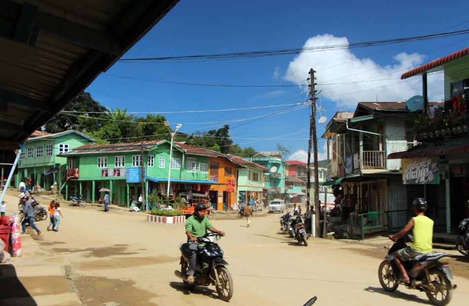 Only 30km from the India border, Thantlang township, Chin State, Myanmar, has a frontier look and...