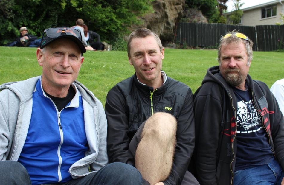 Joe Forsyth, Dave Mount and Aaron Moore, all of Alexandra.