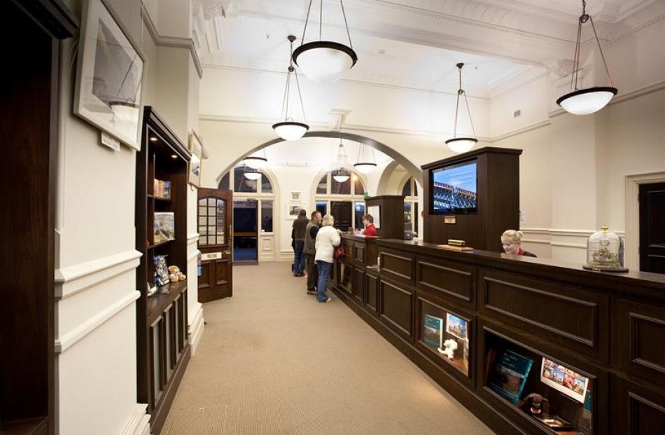 Taieri Gorge's office at Dunedin Railway Station transformed by Gary Todd, of Gary Todd Design.