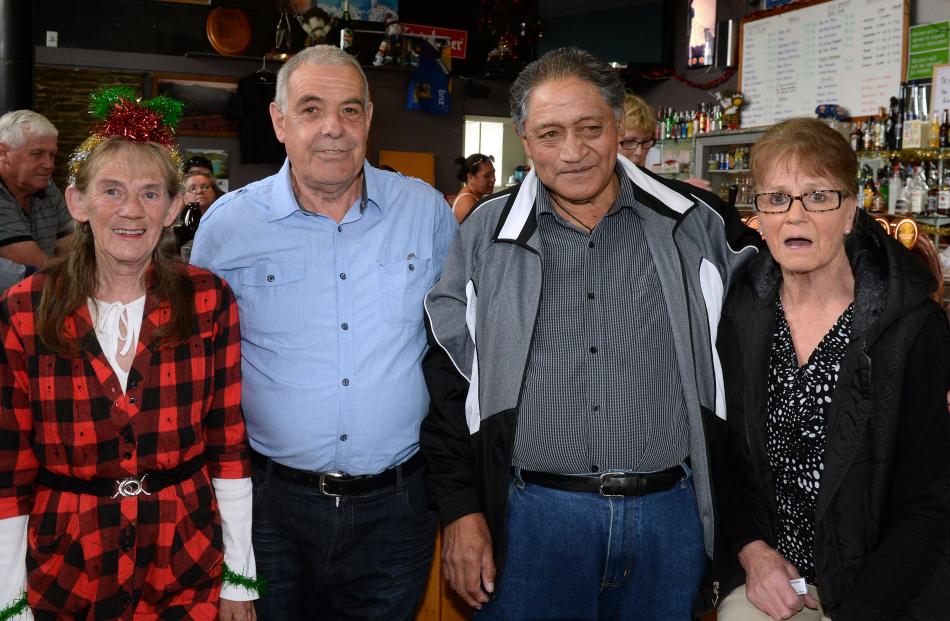 Marilyn Hoskyn, Bob Tyley, Joe Tuheke and Ginny Bowler, all of Waikouaiti.