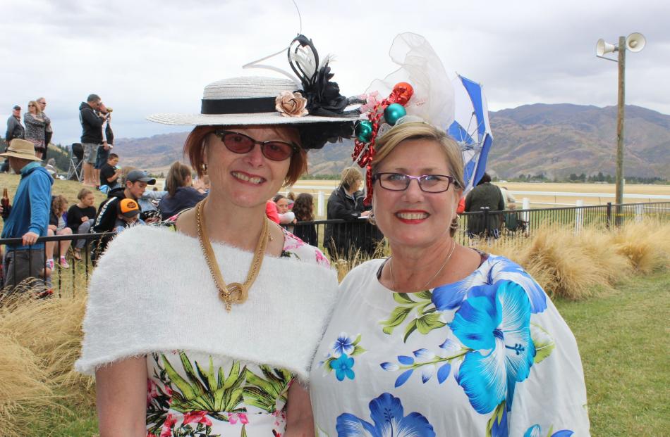 Simone Montgomery, of Port Chalmers, and Sue Hunt, of Timaru.