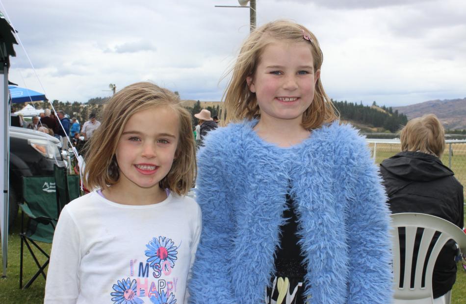 Sarah Wards (6) and Caitlin Bowman (9), both of Queenstown.