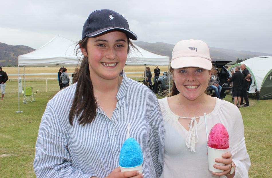 Brooke Callon (13) and Lainie Henderson (14), both of Dunedin.