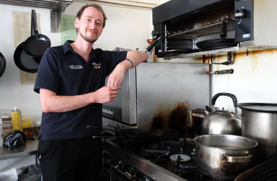 Glenorchy Hotel duty manager Lee Campbell said the hotel was able to provide a full menu to customers yesterday by using gas.