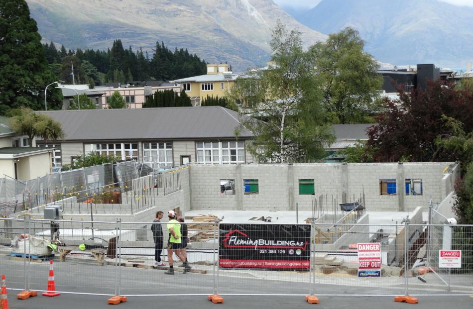 Queenstown developer Lew Gdanitz started work on a 54-room, $10 million boutique hotel on this...