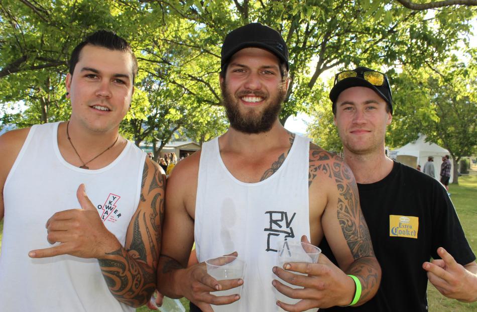 Brian Lothbrook, Brad Pako and Jed McDonald, all of Cromwell.