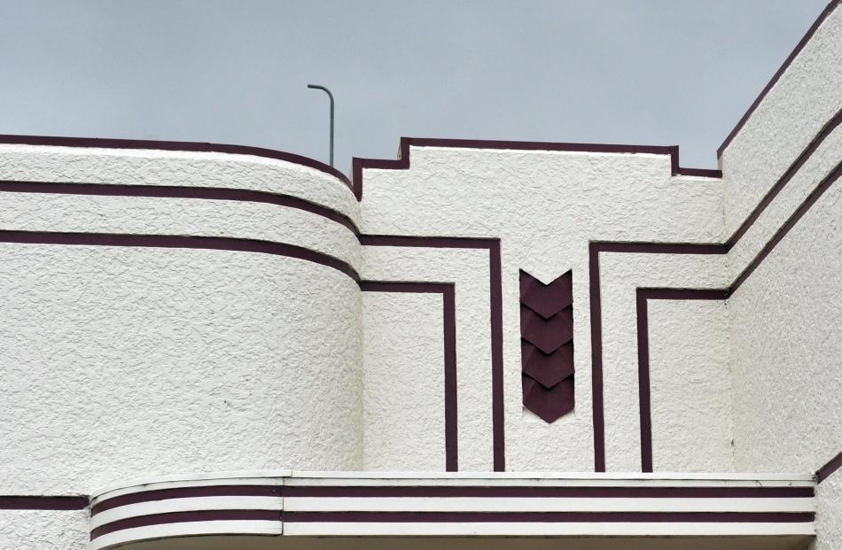 A chevron design on a house in Taieri Rd.