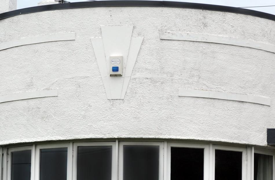 A fan design above a curved window in Mosgiel.
