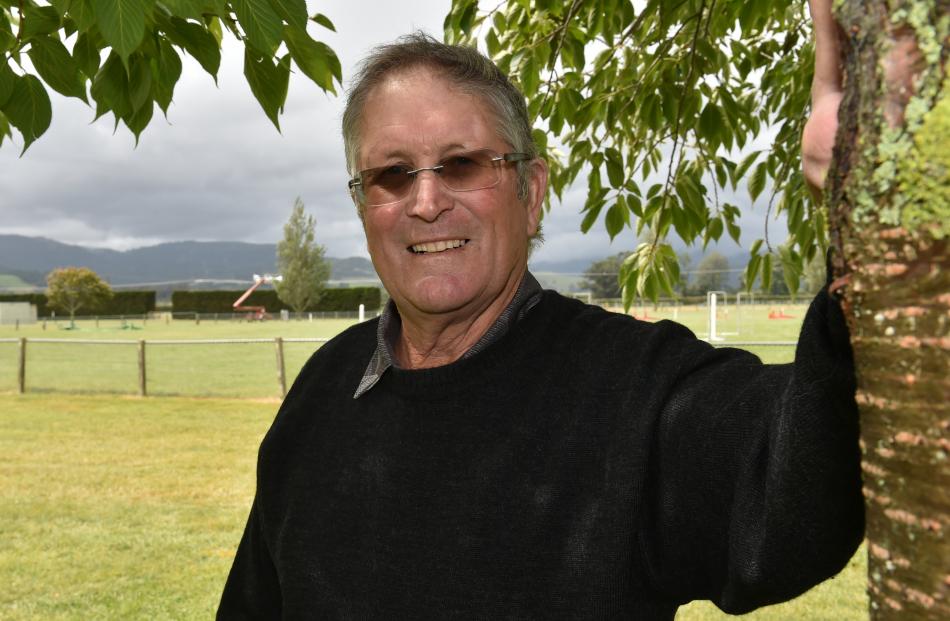 Otago Taieri A&P Society president Max Nichol, of Outram, is ready for its annual public show at the Taieri Showgrounds in Mosgiel on Saturday. 