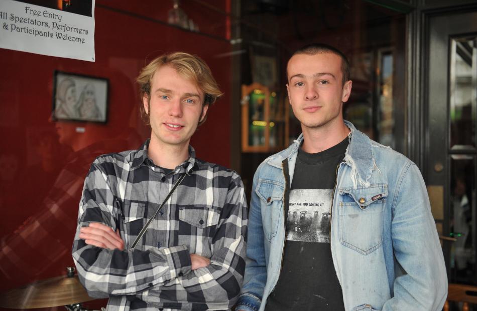 Lui Miller and  Austin Davie, both of Dunedin.