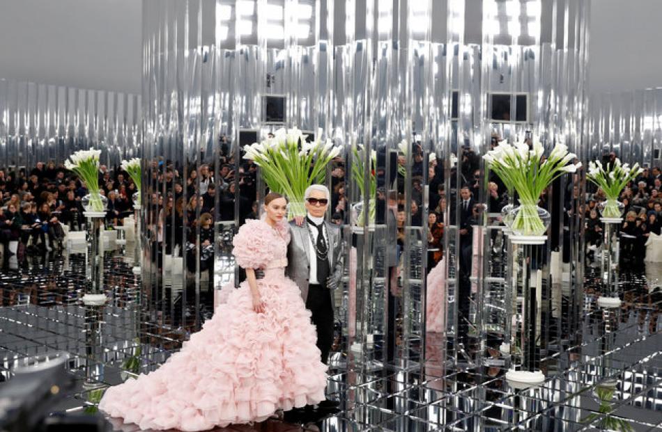 Paris fashion sparkles in Chanel's hall of mirrors