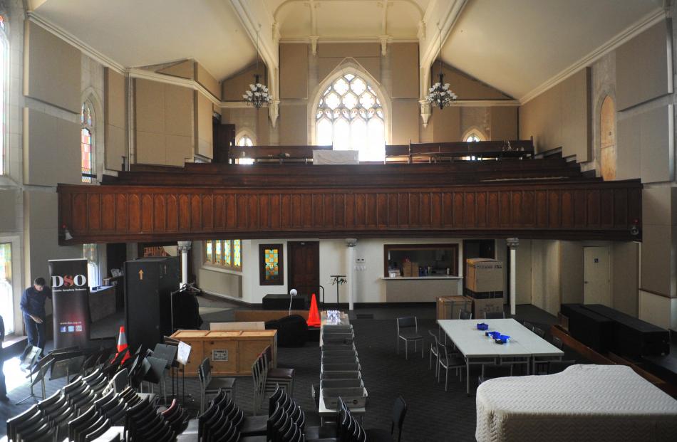 Dunedin Symphony Orchestra is slowly bedding down in its new premises at Hanover Hall. 