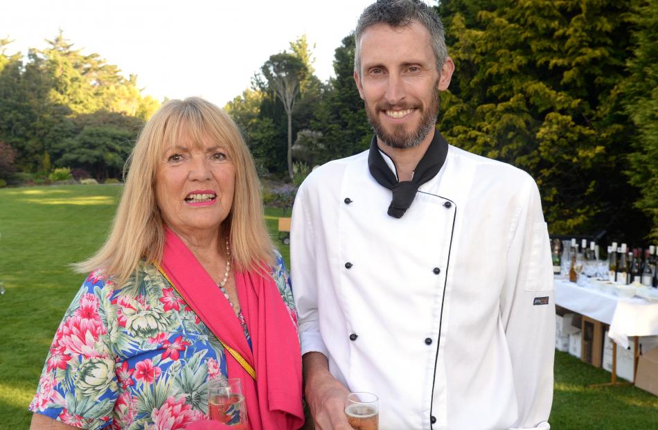 Christine Doig Brown and head chef Hamish Blair, both of Dunedin.