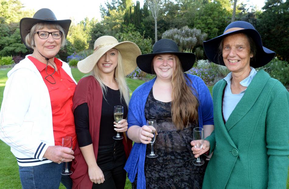 Trish Shaw, Kim Rosenbrock, Libby Tyree-Mobbs and Alison Wadworth, all of Dunedin.