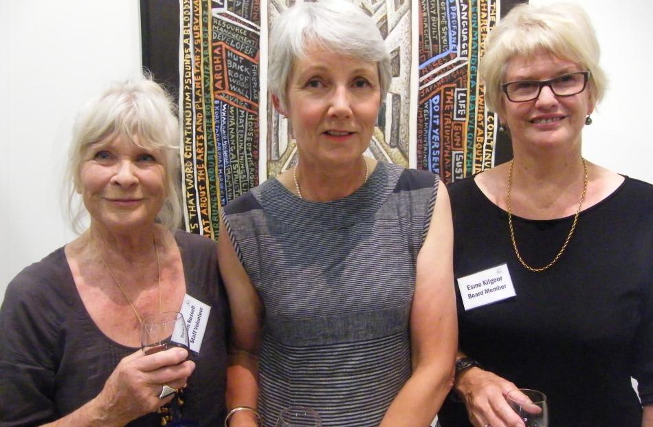 Dawn Russell, Jillian Jopp and Esme Kilgour, all of Alexandra. 