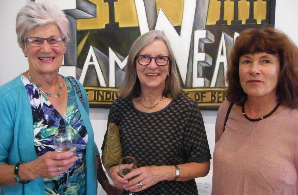 Esther McKay, Jan Bean and Janice Wilson, all of Alexandra. 