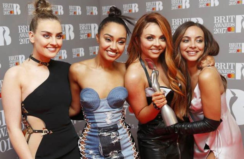 Little Mix won the British single Brit Award for their song "Shout out to my Ex". Photo: Reuters