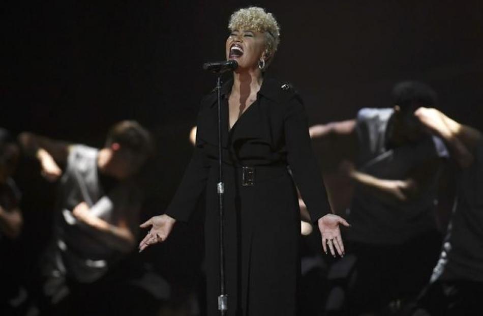 Emeli Sande won the Brit Award for British female solo artist. Photo: Reuters