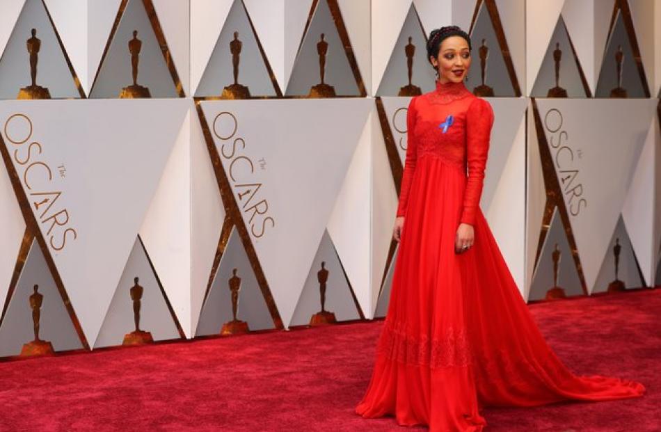 British actress Ruth Negga is nominated for her role in the film "Loving". Photo: Reuters