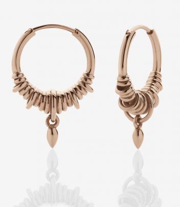 Meadowlark Tribal Hoop Earrings 