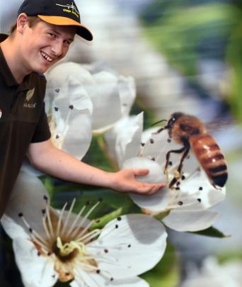 George Lowery (16), of John McGlashan College, attends the Get Ahead Experience Day at the...
